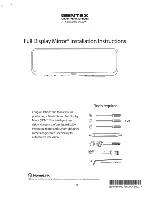 Preview for 1 page of Gentex Full Display Mirror Installation Instructions Manual