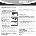 Preview for 2 page of Gentex HomeLink Auto-Dimming Mirror Quick Reference