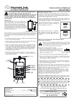 Предварительный просмотр 2 страницы Gentex HomeLink PR433-4 Manual