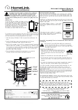 Предварительный просмотр 3 страницы Gentex HomeLink PR433-4 Manual