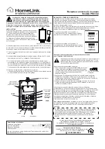 Предварительный просмотр 4 страницы Gentex HomeLink PR433-4 Manual