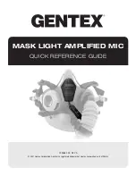 Gentex MASK LIGHT AMPLIFIED MIC Quick Reference Manual preview