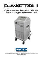 Gentherm CSZ Blanketrol II 222S Operation And Technical Manual предпросмотр