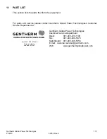 Preview for 77 page of Gentherm P-5050 Operating Manual