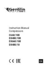 GENTILIN C660/100 Instruction Manual preview