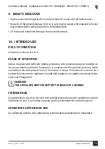 Preview for 13 page of GENTILIN C660/100 Instruction Manual