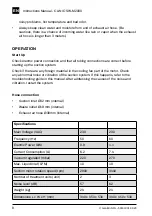 Preview for 8 page of GENTILIN Clinic SW-M2000 Instruction Manual