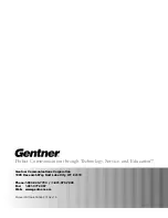 Предварительный просмотр 22 страницы Gentner PA870 Installation & Operation Manual