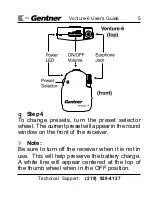 Предварительный просмотр 3 страницы Gentner Venture-6 User Manual