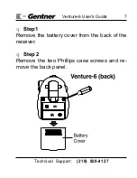 Предварительный просмотр 5 страницы Gentner Venture-6 User Manual