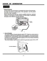 Предварительный просмотр 9 страницы GENTRON 3500RV Owner'S Manual