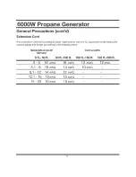 Preview for 15 page of GENTRON G6000LPG Owner'S Manual