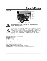 Preview for 20 page of GENTRON G6000LPG Owner'S Manual