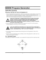 Preview for 23 page of GENTRON G6000LPG Owner'S Manual