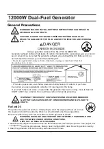 Preview for 7 page of GENTRON GG12000GL Owner'S Manual