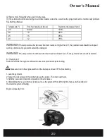 Preview for 22 page of GENTRON Sportsman Series Owner'S Manual