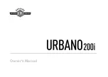 Genuine Scooter Company URBANO 200i Owner'S Manual preview