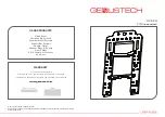 Preview for 1 page of GENUS GENUSTECH GCP-F3 User Manual