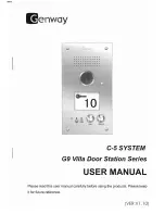 Genway C-5 SYSTEM G9 Villa Door Station Series User Manual preview