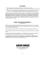 Предварительный просмотр 6 страницы Genz Benz GBE 600 Technical Manual