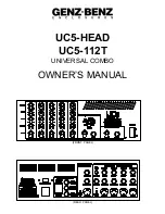 Предварительный просмотр 1 страницы Genz Benz UC5-112T Owner'S Manual