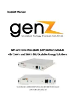 Предварительный просмотр 1 страницы genz GC48V-040LFP-2RU Product Manual