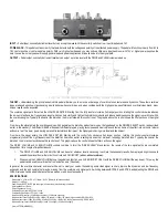 Preview for 3 page of GENZLER 4 ON THE FLOOR Classic Bass Overdrive Owner'S Manual