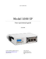 GEO Calibration 1000 SP Operational Manual preview