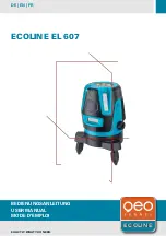 geo-FENNEL Ecoline EL 607 User Manual preview