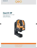 geo-FENNEL Geo3X HP User Manual preview