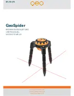 Preview for 1 page of geo-FENNEL GeoSpider User Manual