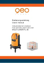 geo-FENNEL MULTI-LINER FL 55 User Manual preview