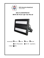 Preview for 1 page of GEO-Industries Nederland GEO-FL-600W-IP65-007 User Manual