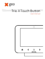 Предварительный просмотр 1 страницы Geo Trio II Touch Button User Manual