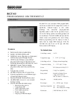 Preview for 1 page of Geocoop RGT-03 User Manual