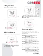 Предварительный просмотр 2 страницы Geofire Agrippa User Instructions