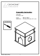 Preview for 1 page of GEOHOME I602-40 Assembly Instruction Manual