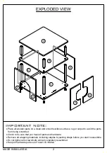 Preview for 2 page of GEOHOME I602-40 Assembly Instruction Manual