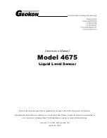 Preview for 1 page of Geokon LVRA1230B Instruction Manual