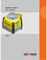 Preview for 1 page of GeoMax ZONE20 H User Manual