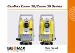 GeoMax Zoom 20 series User Manual preview