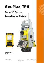 GeoMax Zoom90 Installation Manual preview