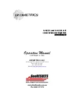 Geometrics G-822A Operation Manual предпросмотр