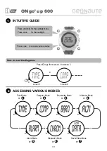 Preview for 1 page of GEONAUTE 8164096 Manual