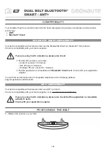 Preview for 1 page of GEONAUTE Dual Belt Bluetooth Smart / ANT+ Quick Start Manual