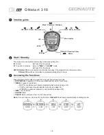 Предварительный просмотр 1 страницы GEONAUTE ONstart 310 User Manual