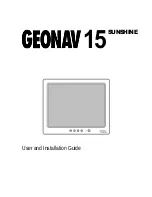 Preview for 1 page of Geonav 15 SUNSHINE User And Installation Manual