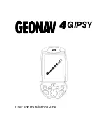 Preview for 4 page of Geonav 4 gipsy User And Installation Manual