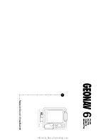 Preview for 56 page of Geonav 6 Cabin User And Installation Manual