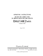 Geonics Limited EM61-MK2 Operating Instructions Manual preview